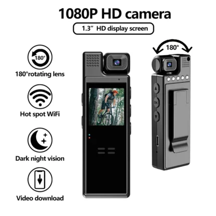 Portable Wearable Small Body Worn Camera Night Vision
