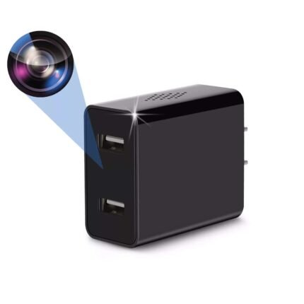 Full HD Wireless Spy Camera Charger 2 Port USB Wall Charger