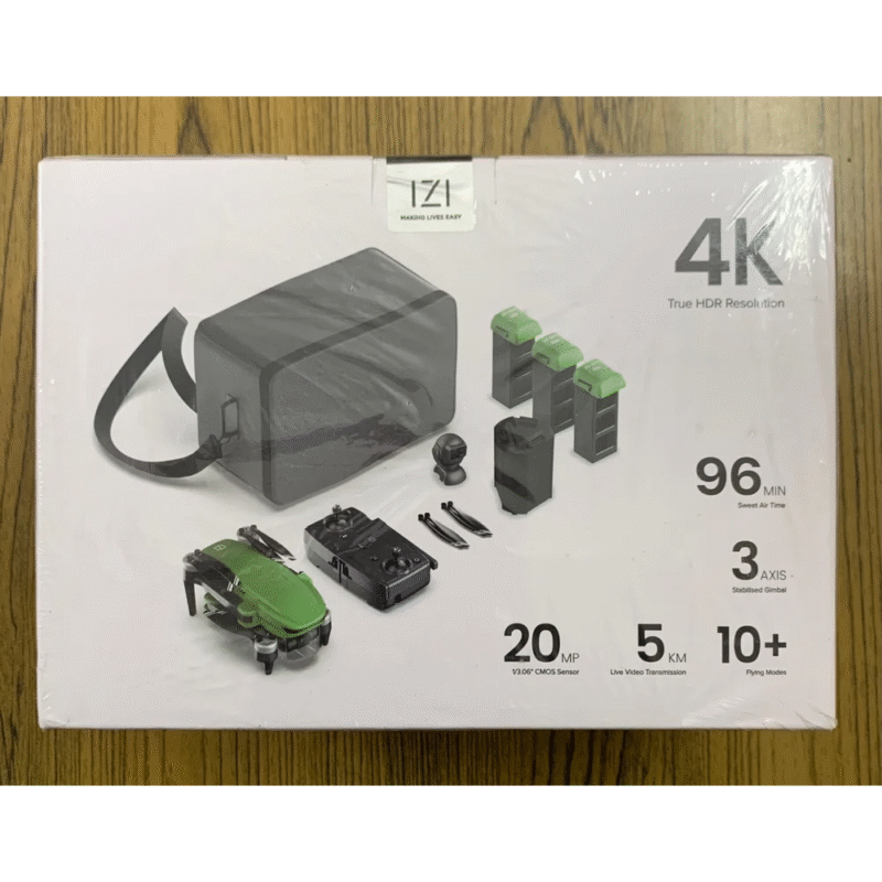 IZI Sky Pro 4K Drone Combo - 540° OA, 20MP, 96 Mins