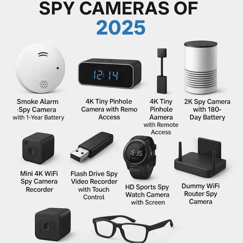 Top Spy Camera Technologies to Watch in 2025 | Spy Shop India