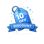 10% off discount badge
