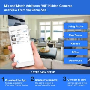 USB Charging Adapter WiFi Spy Camera