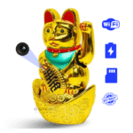 lucky cat wireless wifi spy camera live streaming hidden camera device