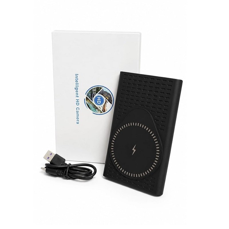Wireless WiFi Spy Camera Power Bank 5000mAh with Live Audio/Video Streaming