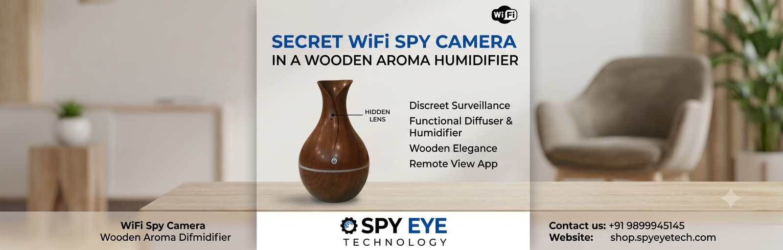 Secret-WiFi-Spy-Camera-in-Wooden-Aroma-Diffuser