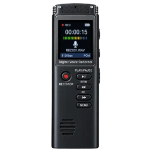 8GB Digital Voice Recorder – HD Audio Recording with 96 Hours Storage