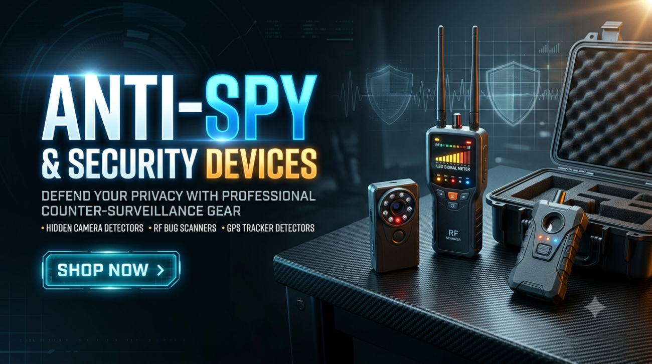 Anti spy and security devices Banner 2