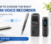 Choose the Right Mini Voice Recorder in Bangalore, India