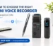 Choose the Right Mini Voice Recorder in Bangalore, India