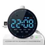 Smart Wireless Clock Hidden Camera HD 1080P WiFi Spy Cam Table Clock
