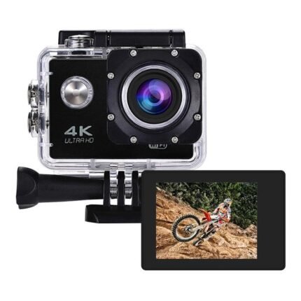 Ultra HD 4K 16MP Sports Camera Ideal for Cycling, Vlogging, Travel, Adventure & Outdoor Recording