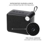 Wireless Bluetooth Speaker Spy Camera with HD Live Video Streaming