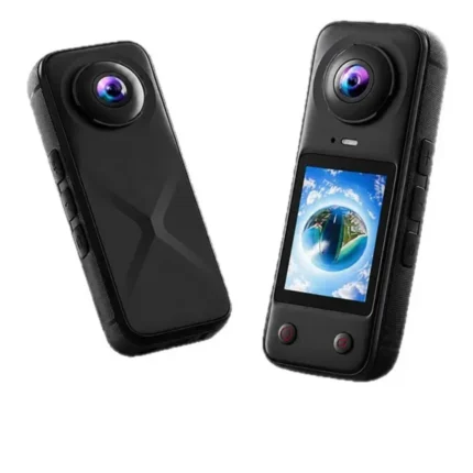 X5pro 4K Panoramic Vlog Action Camera – 200° Wide Angle & 32GB